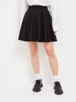 Женская короткая юбка в складку